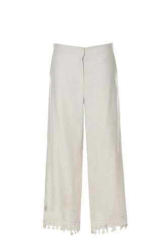 Fringe Detail-embellished Trim Trousers - 'S Max Mara - Modalova