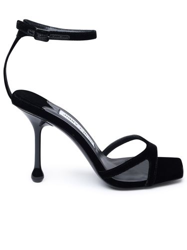 Jimmy Choo Black Velvet Sandals - Jimmy Choo - Modalova