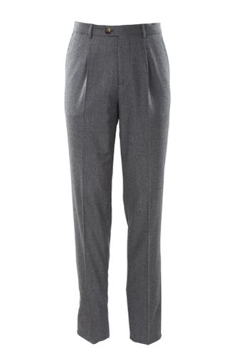 Brunello Cucinelli Trousers Grey - Brunello Cucinelli - Modalova