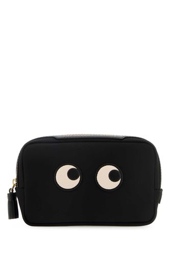 Black Nylon Eyes Pouch - Anya Hindmarch - Modalova