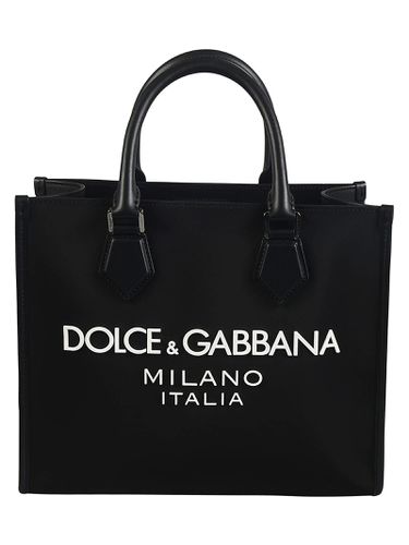 Dolce & Gabbana Logo Nylon Tote - Dolce & Gabbana - Modalova