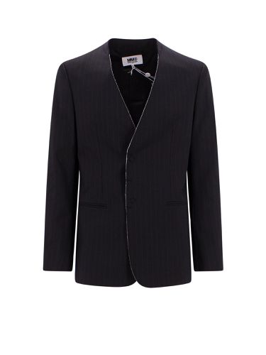 Single Breast Blazer Jacket - MM6 Maison Margiela - Modalova