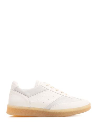 Low-top Leather Sneakers - MM6 Maison Margiela - Modalova