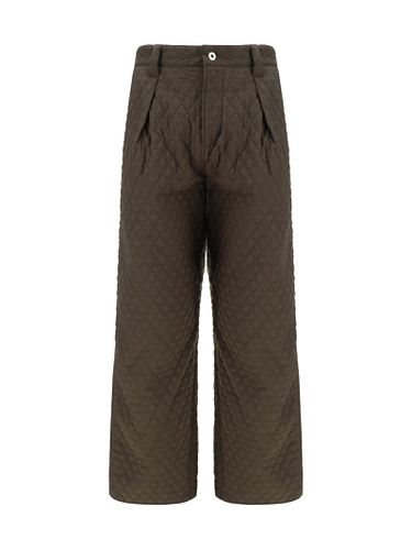 Burberry Army Green Nylon Pant - Burberry - Modalova