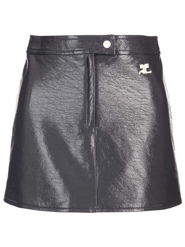 Courrèges Steel Gray Mini Skirt - Courrèges - Modalova