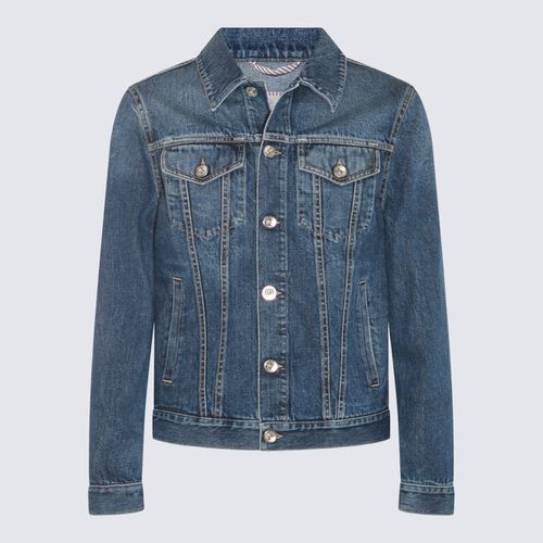 Mid Cotton Denim Jacket - Brunello Cucinelli - Modalova