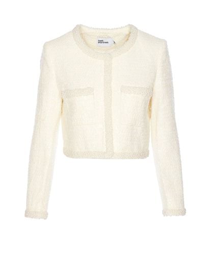 Self-portrait Boucle Pearl Jacket - self-portrait - Modalova