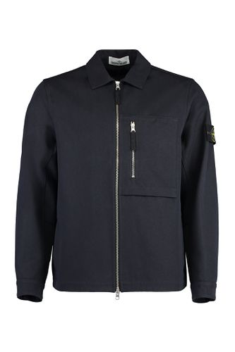 Stone Island Cotton Blend Overshirt - Stone Island - Modalova