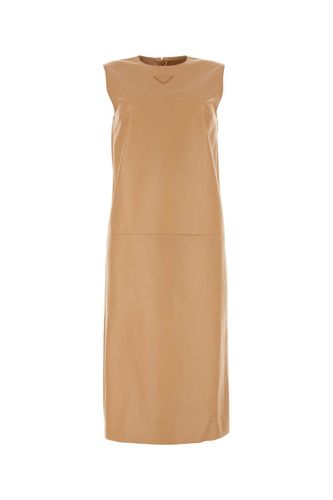 Prada Skin Pink Nappa Leather Dress - Prada - Modalova