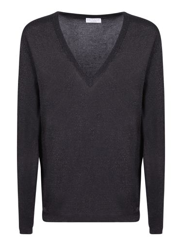 Sparkling Cashmere And Silk Sweater - Brunello Cucinelli - Modalova