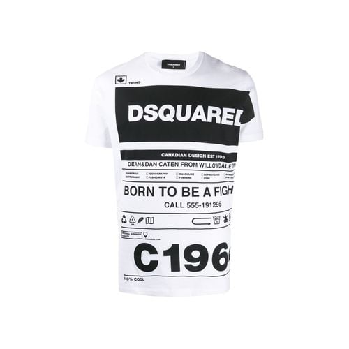 Dsquared2 Cotton Logo T-shirt - Dsquared2 - Modalova