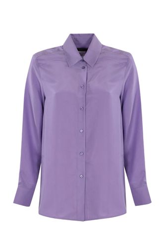 Lilac Washed Silk Shirt - Weekend Max Mara - Modalova