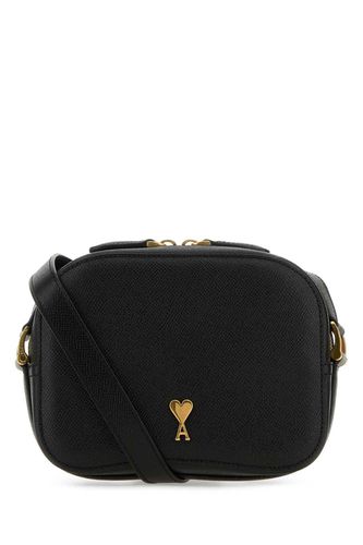 Logo Plaque Zipped Handbag - Ami Alexandre Mattiussi - Modalova