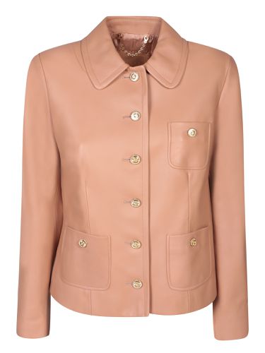 Gucci Leather Pink Jacket - Gucci - Modalova