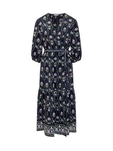 Dress With Scarf Style Print - Ba & Sh - Modalova