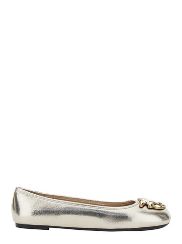 Gioia 03 - Ballerina Laminated Nappa Platinum - Pinko - Modalova