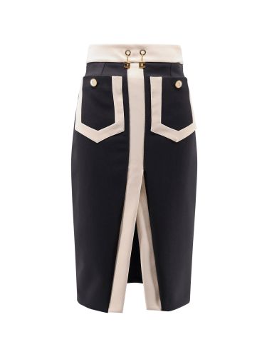 Crepe Pencil Skirt - Elisabetta Franchi - Modalova