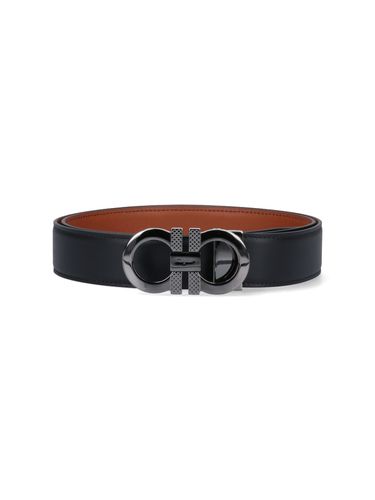 Ferragamo gancini Reversible Belt - Ferragamo - Modalova