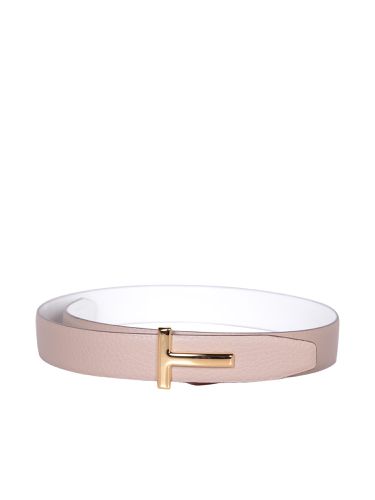 Logo Buckle Reversible Belt - Tom Ford - Modalova