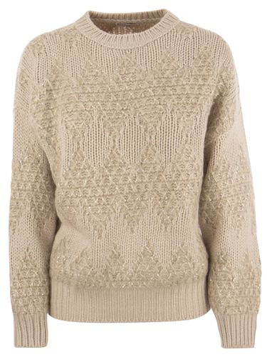 Wool, Silk And Cashmere Sweater - Brunello Cucinelli - Modalova