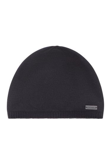 Saint Laurent Logo Patch Beanie - Saint Laurent - Modalova