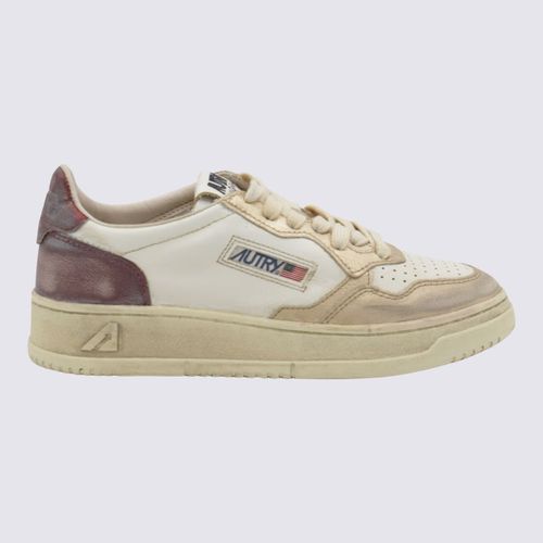 White And Brown Metal Sneakers - Autry - Modalova
