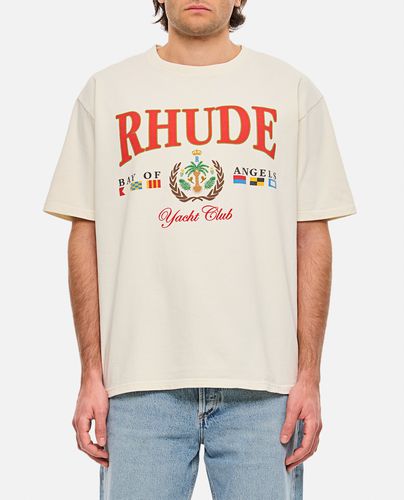 White Bay Of Angels Yacht T-shirt - Rhude - Modalova