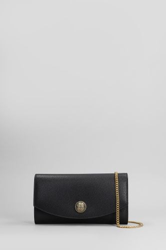 Embleme Clutch In Leather - Balmain - Modalova