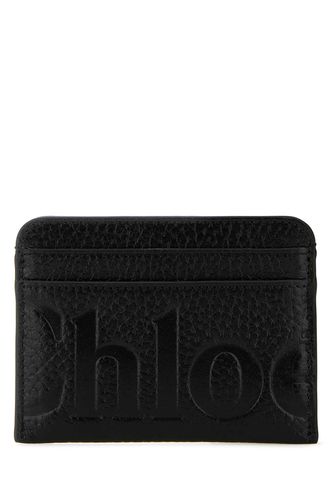 Chloé Black Leather Card Holder - Chloé - Modalova