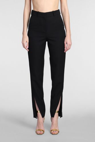 Balmain Pants In Black Wool - Balmain - Modalova