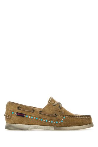 Camel Suede Portland Flesh Out Loafers - Sebago - Modalova