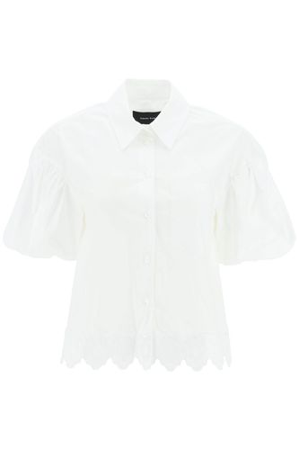 Embroidered Cropped Shirt - Simone Rocha - Modalova