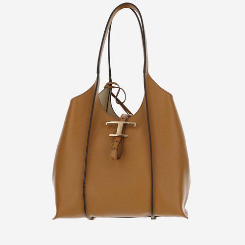 Timeless Leather Hobo T Bag Small - Tod's - Modalova