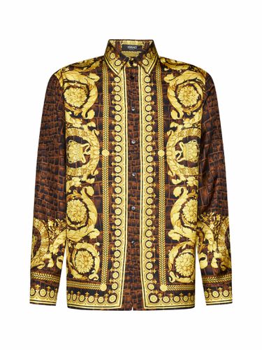 Versace baroccodile Shirt - Versace - Modalova