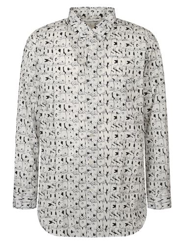 Camicia Cotone Stampa - Comme des Garçons Shirt - Modalova