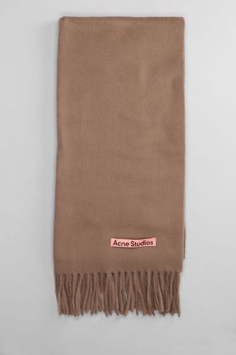 Logo Patch Fringed Scarf - Acne Studios - Modalova