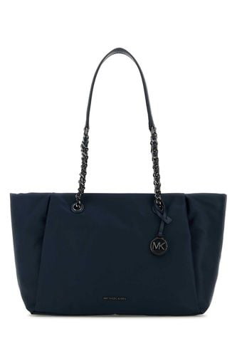 Blue Nylon Small Georgia Shopping Bag - Michael Kors - Modalova