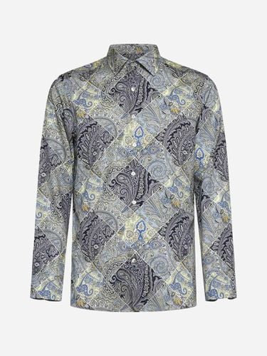 Etro Roma Print Cotton Shirt - Etro - Modalova