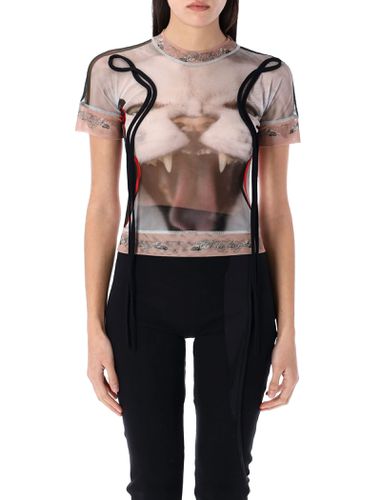 Ottolinger Mesh Printed T-shirt - Ottolinger - Modalova