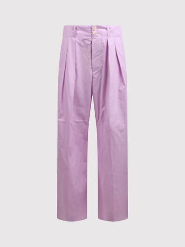 Plan C Lilac Wide-leg Trousers - Plan C - Modalova