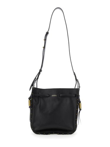 Silao Bucket Bag With Drawstring Closure And Embossed Logo Lettering On The Front In Leather Woman - Isabel Marant - Modalova