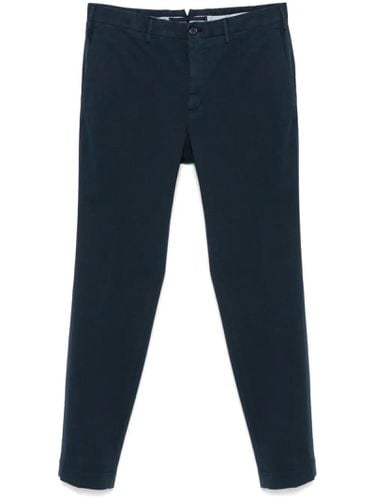 Navy Cotton Blend Trousers - Incotex - Modalova