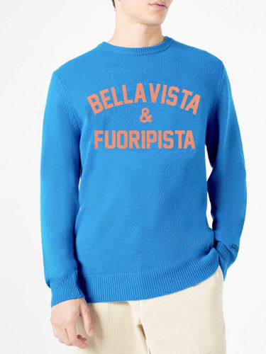 Man Sweater With Bellavista & fuoripista Jacquard Print - MC2 Saint Barth - Modalova