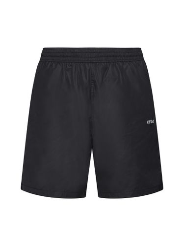 Off-White Arrow Surfer Swim Trunks - Off-White - Modalova