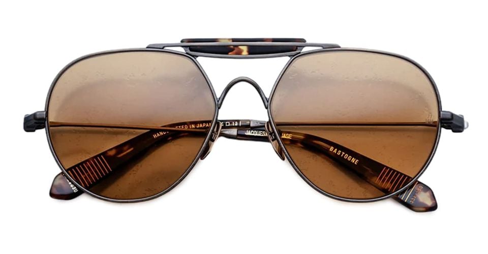 Bastogne - Gold Antique Sunglasses - Jacques Marie Mage - Modalova