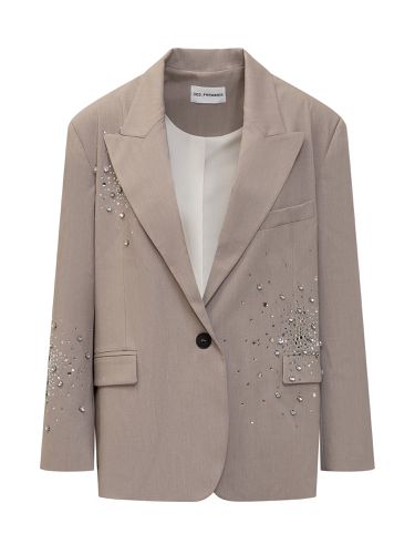 Des Phemmes Jacket With Rhinestones - Des Phemmes - Modalova