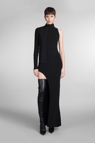 David Koma Dress In Black Cotton - David Koma - Modalova