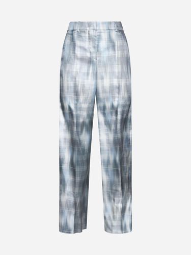 Giorgio Armani Pants In Grey Silk - Giorgio Armani - Modalova