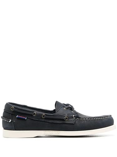 Sebago Navy Blue Portland Loafers - Sebago - Modalova