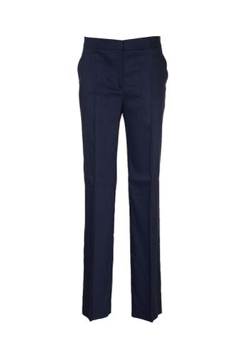 Classic Fitted Concealed Trousers - Alberta Ferretti - Modalova